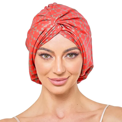 Miniatura 14 de Gorro de satén de seda ajustable para envolver el cabello para dormir, gorro de dormir de doble capa, turbante nocturno para cabello largo y rizado