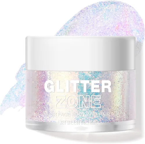 Miniatura 9 de BestLand Gel de Purpurina Holográfica para el Cuerpo - De Grado Cosmético, Maquillaje de Purpurina Cambiante de Color para Halloween para Cara