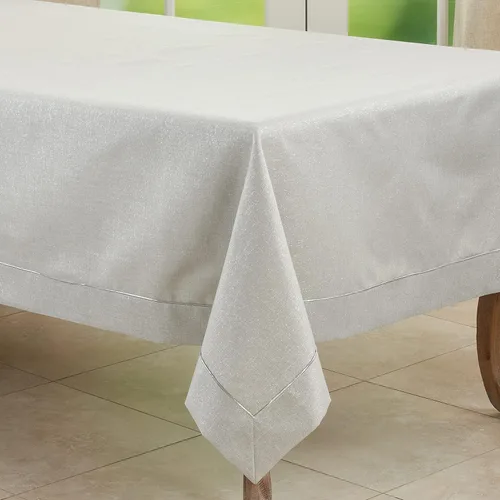 Miniatura 2 de SARO LIFESTYLE Mantel brillante con detalle de ribetes