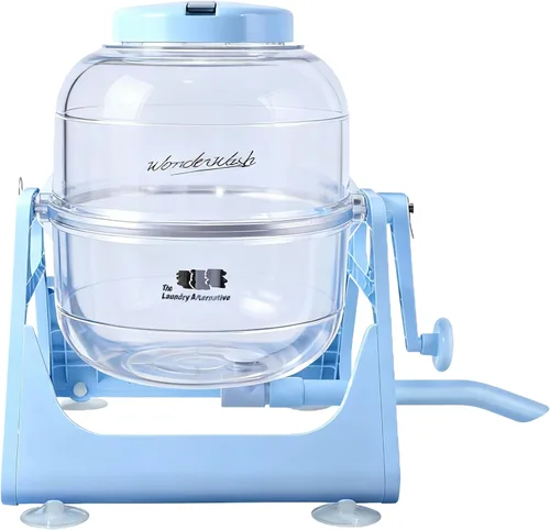 Miniatura 9 de WonderWash - Lavadora portátil para apartamentos y espacios pequeños, lavadora manual de ropa de mano con diseño retro, limpia la ropa en cualquier