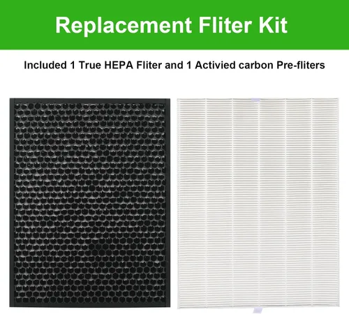 Miniatura 7 de 114190 Filtro de repuesto B para purificadores de aire Winix: filtro de repuesto 9500 U300 P300 WAC9000 WAC9500 WAC5000 WAC5000b WAC5300 WAC6300