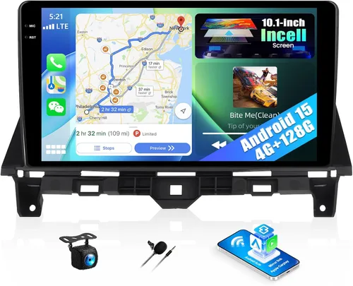 Miniatura 10 de SIXWIN Android 13 Estéreo del coche para Honda Accord 2008 2009 2010 2011 2012 2013 10.1 pulgadas pantalla táctil 2G+64G CarPlay Android Auto Car