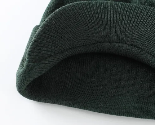 Miniatura 13 de Home Prefer - Gorro de invierno para hombre con visera, cálida y doble punto.