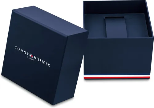 Miniatura 5 de Tommy Hilfiger Men's 3-Hand Quartz Watch – 42mm Case, Leather Strap, 3 ATM Water Resistant, Modern Everyday Timepiece, Gift for Him