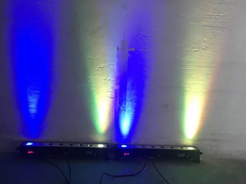Miniatura 8 de Luz LED para escenario de lavado de pared, 8 piezas, X3W RGB 3 en 1 LED y casa de aluminio completo de 7 modos DMX512 para discoteca/fiesta/teatro
