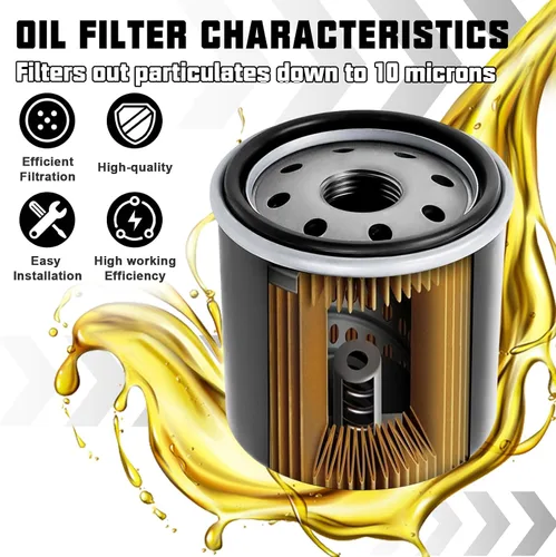 Miniatura 6 de 49065-2071 49065-2078 49065-0724 Filtro de aceite para Kawasaki Mule 600 610 SX KAF400 2500 2520 3000 620 3010 trans4x4 617 KAF6220 0 Mule 2 510