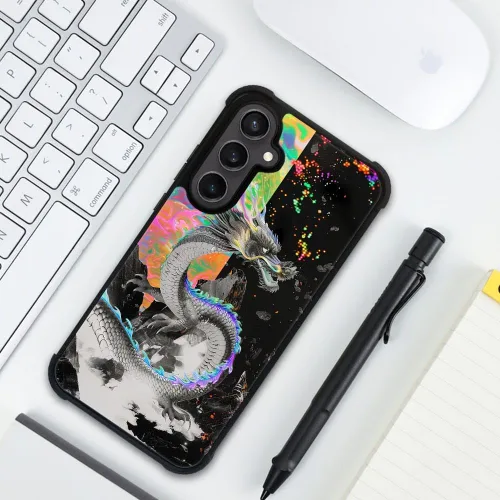 Miniatura 16 de CARLOCA Funda compatible con Samsung Galaxy S22 Ultra, diseño gráfico de Star Howling Wolfs Samsung Galaxy S22 Ultra, diseño gráfico, a prueba