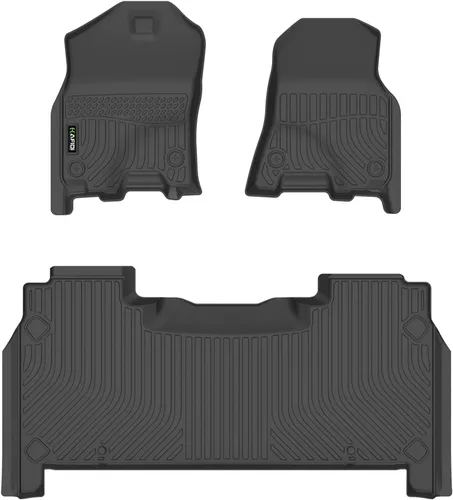 Miniatura 79 de HAFIDI® - Tapetes para auto con almacenamiento debajo del asiento, para todo clima, antideslizantes, de elastómero termoplástico, para la primera