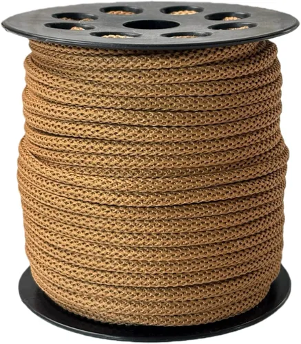 Miniatura 19 de Cuerda trenzada de macramé de 5/64 pulgadas de colores surtidos – Cuerda de poliéster hecha a mano de 100 yardas para hacer joyas, ganchillo, asa