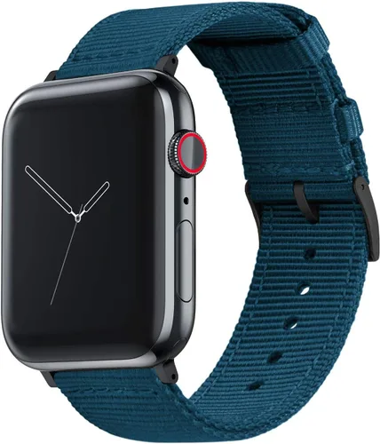 Miniatura 18 de BARTON WATCH BANDS - Correas de reloj de nailon de estilo militar compatibles con modelos de Apple Watch - 1, 2, 3, 4, 5, 6, 7, 8, 9, 10, SE, Ultra