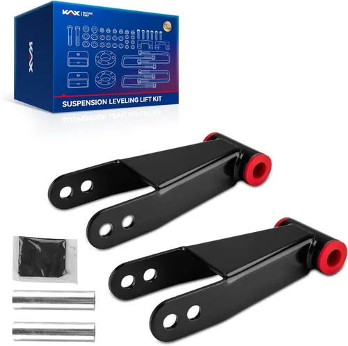 Miniatura 19 de KAX Kit de nivelación trasero de 1-2" Compatible con Jeep Cherokee 1984-2001 2WD/4WD Grilletes de bajada trasera de acero de alta resistencia
