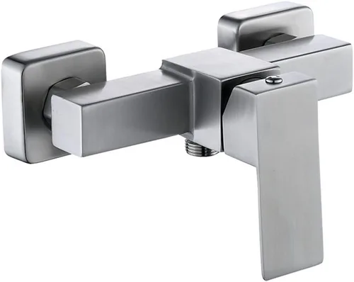 SUS 304 Mezclador de ducha de baño de acero inoxidable grifo de ducha montado en la pared grifo de control de agua caliente y fría