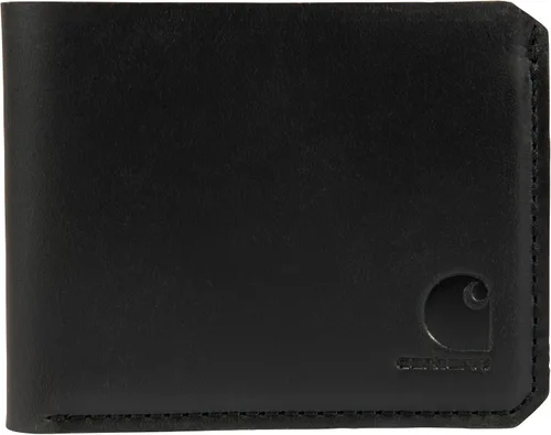Miniatura 9 de Carhartt Carteras de cuero Craftsman para hombre, disponibles en varios estilos y colores, color negro (cuaderno)