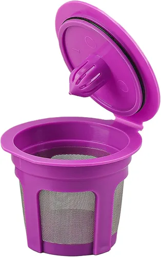 Miniatura 2 de Irmidi Paquete de 4 filtros de café K Cups compatibles con cafeteras Keurig 1.0 y 2.0 – Filtros universales Kcup para cápsulas de café recargables