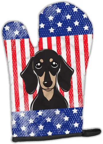 Miniatura 170 de Caroline's Treasures BB4020OVMT Dog House Collection Border Collie - Guante de horno grueso resistente al calor para sartenes calientes y horno