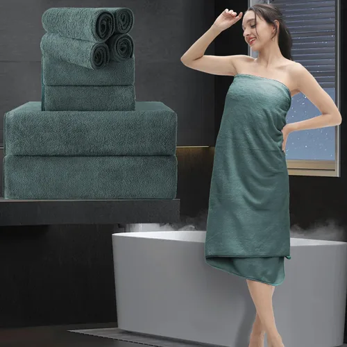 Miniatura 44 de Sábana de Baño Extra Grande de 4 Piezas (35"x70") - Sábana de Baño Ultra Suave de Tamaño Grande, Juego de Sábanas de Baño para Baño de Hotel, Sábana