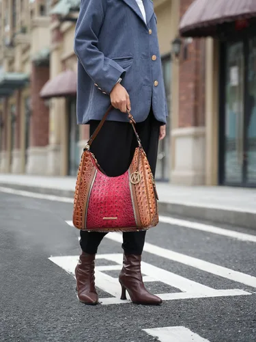 Miniatura 2 de MKF Collection Bolso Hobo para mujer - Bolso de mano de cuero vegano con asa superior de cocodrilo en relieve