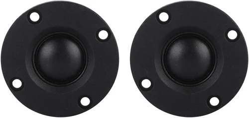 Miniatura 9 de Altavoz de alta fidelidad, 2 unids 30W 6Ω domo tweeter imán agudos altavoz de seda de alta fidelidad altavoz imán 0.787 in diafragma vibrante
