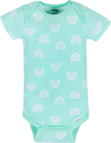 Miniatura 3 de Onesies Brand Paquete de 8 mamelucos de manga corta para bebé niñas