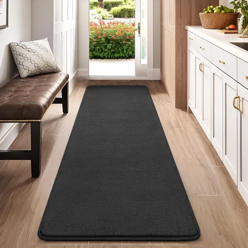 Miniatura 54 de Alfombra de pasillo lavable AROGAN de 2x8 para pasillo, alfombras largas con suave espuma viscoelástica para dormitorio, alfombras antideslizantes