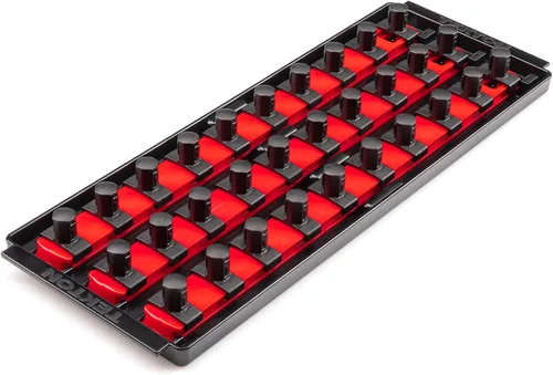 Miniatura 12 de TEKTON - Llave de tubo de 1/2 pulgada x riel de 33 cm con 10 clips (negro) OSR22210 Fabricado en EE. UU