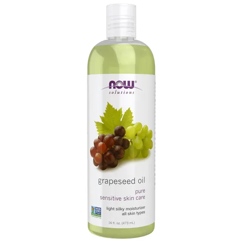Miniatura 10 de NOW Foods Soluciones, aceite de semilla de uva, cuidado de la piel para pieles sensibles, hidratante sedoso ligero para todo tipo de piel, 16 onzas