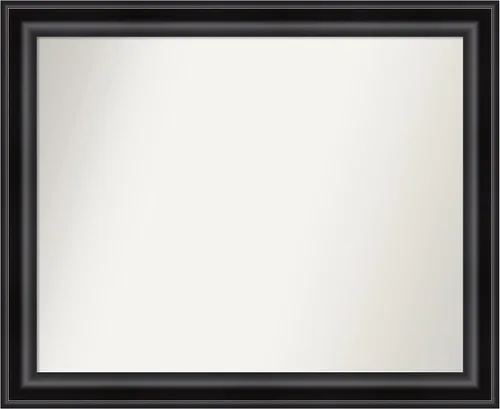 Miniatura 506 de Amanti Art Espejo personalizado, espejo de baño negro puente, espejo de pared o espejo de tocador de baño sobre el fregadero (26 x 26 pulgadas)
