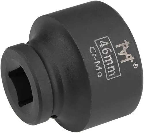 Miniatura 20 de uxcell 3/4 pulgadas de accionamiento por 1.417 in de zócalo de impacto poco profundo, acero de aleación Cr-Mo, 6 puntos, métrico