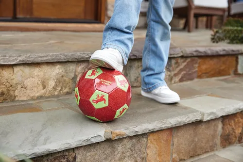 Miniatura 2 de Crocodile Creek Balón de fútbol – Pelota de goma inflable para niños a partir de 4 años – para deportes de interior y exterior – sin PVC