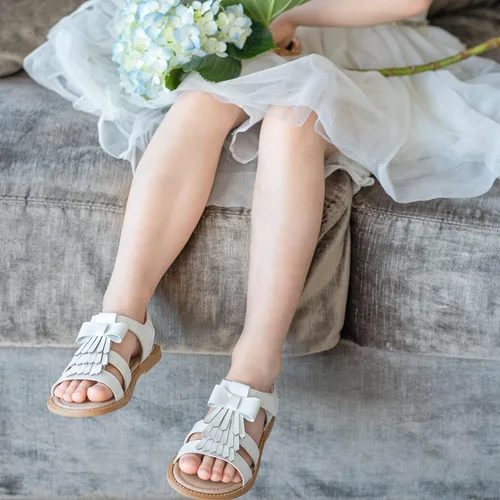 Miniatura 191 de THEE BRON Sandalias cómodas para niñas, zapatos para niños, sandalias rellenas