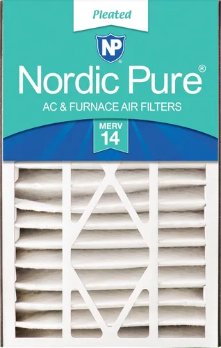 Miniatura 24 de Nordic Pure 16 x 25 x 5 (tamaño real: 15 5/8 x 24 1/8 x 4 7/8) Filtro de aire Air Bear Merv 8 de repuesto para reducción de olores de carbono puro