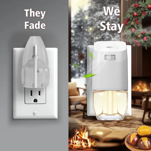 Miniatura 5 de Recambios para ambientador eléctrico, Aromas de invierno con brasas del fuego, Mañana de invierno, Castañas asadas, Corona de Navidad - 12