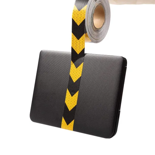 Miniatura 4 de AISEY Cinta de seguridad reflectante (amarillo oro/negro, 2 "x 30 pies)