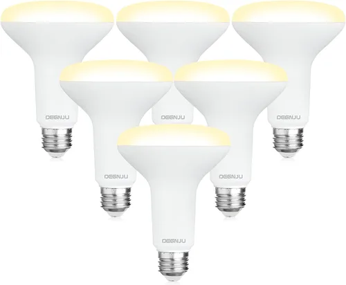 Miniatura 22 de DEGNJU Bombilla LED BR30, Luces de Inundación Regulables para Interiores CRI80 7W Equivalente a 65W 2700K Blanco Suave 650 Lúmenes, 15000 Horas
