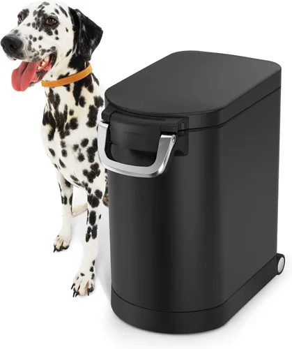 Miniatura 8 de simplehuman Contenedor mediano de almacenamiento de alimentos para mascotas, 25 litros, 27 lb / 12.2 kg, para alimentos para perros, gatos y aves