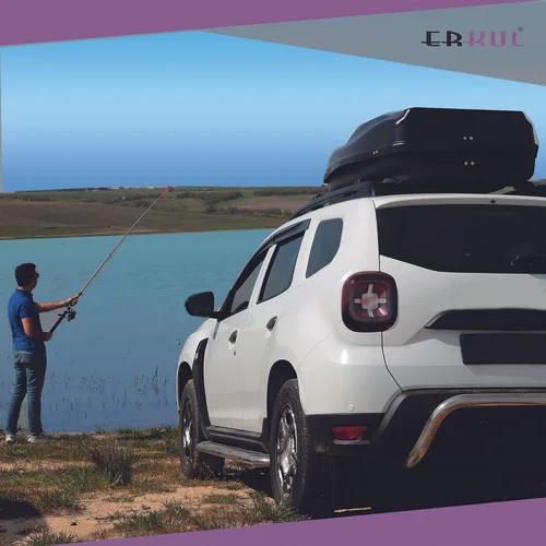 Miniatura 8 de ERKUL Barras transversales de techo para Jeep Renegade 2015-2023 Barras transversales de aluminio con bloqueo antirrobo para techo Compatible