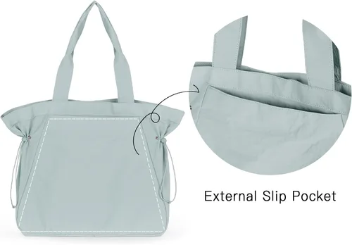 Miniatura 5 de ASLABCREW Bolsa de mano para mujer, 18L con cincha lateral con correa ajustablebolsa de mano extra, bolsa de hombro ligera