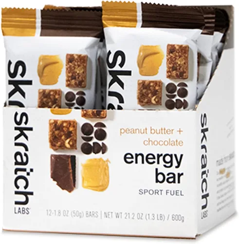 Miniatura 13 de SKRATCH LABS Anytime Energy Bar, frambuesas y limones (paquete de 12 porciones) baja en azúcar, sin gluten, vegano, Kosher, sin lácteos
