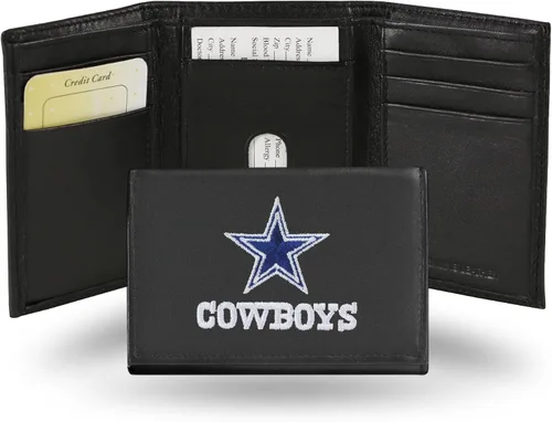 Miniatura 17 de Rico Industries NFL Football Embroidered Tri-fold Wallet