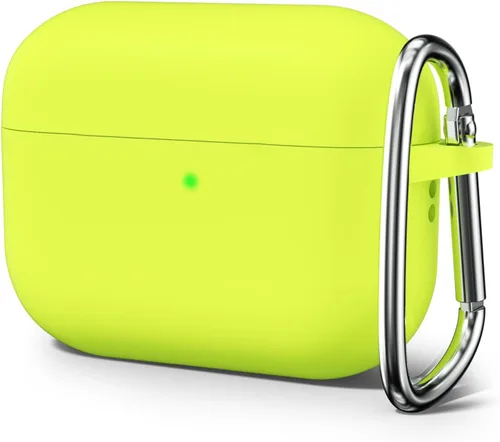 Miniatura 35 de Oakxco Funda de silicona para Airpods 3, bonita funda rígida femenina para Airpods de 3ª generación con llavero, gel de goma colorido suave de TPU