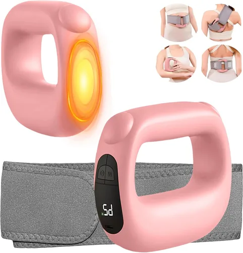 Miniatura 9 de Pistola de masaje muscular de percusión para tejidos profundos: con calor, intensidad y velocidad ajustables, supersilenciosa, recargable por USB-C