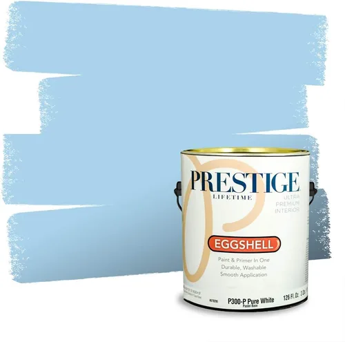 Miniatura 1221 de Pintura Exterior + imprimación PRESTIGE, todo-en-uno, 1 galón, acabado mate, color comparable al Valspar* Royal Gray* VS151-Gris real