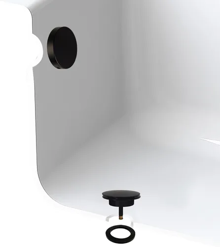 Miniatura 3 de Westbrass D50RE-62 - Moldura de repuesto para ensamblajes de desagüe de baño de accionamiento por cable, se adapta a apertura de 1-1/2 pulgadas