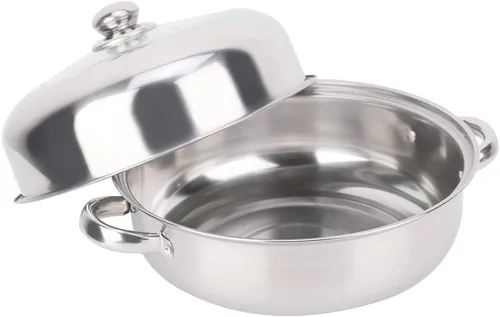 Miniatura 5 de Bollos de vapor Horno 28CM Acero inoxidable sola capa Stockpot Hotpot Vaporizador de alimentos Olla Utensilios de cocina Cocina doméstica