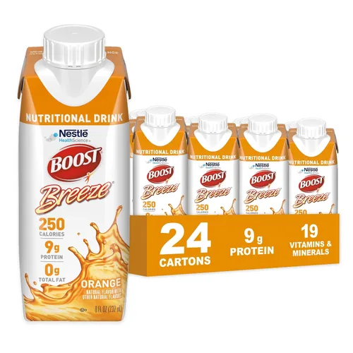 Miniatura 9 de BOOST Breeze Clear Bebida nutricional – 250 calorías – 19 vitaminas y minerales – 0.23 oz de proteína – Bebida nutricional transparente fortificada