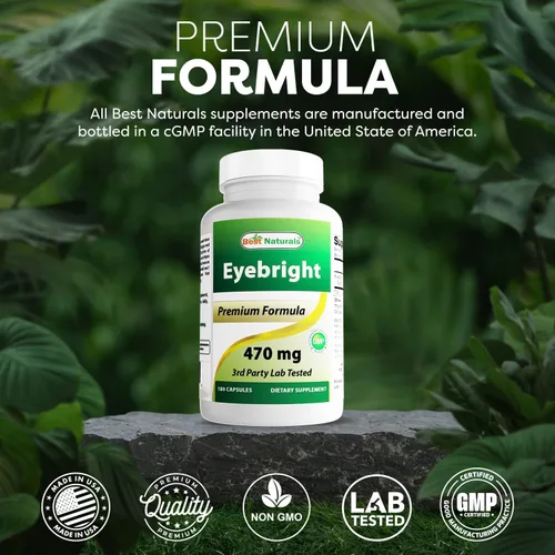 Miniatura 5 de Best Naturals Eyebright 470 mg 180 Capsules
