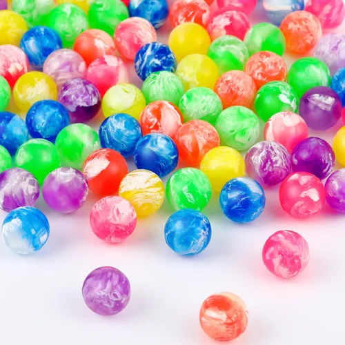 Sumind 100 bolas inflables pequeñas para niños, bolas de goma a granel para bebés, regalos de fiesta de cumpleaños, regalos, premios, máquinas