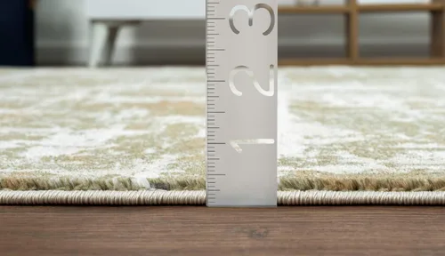 Miniatura 9 de Abani Savoy Collection - Alfombra de área, diseño contemporáneo verde/crema, 6 x 9 pies, fácil de limpiar, duradera para niños y mascotas,