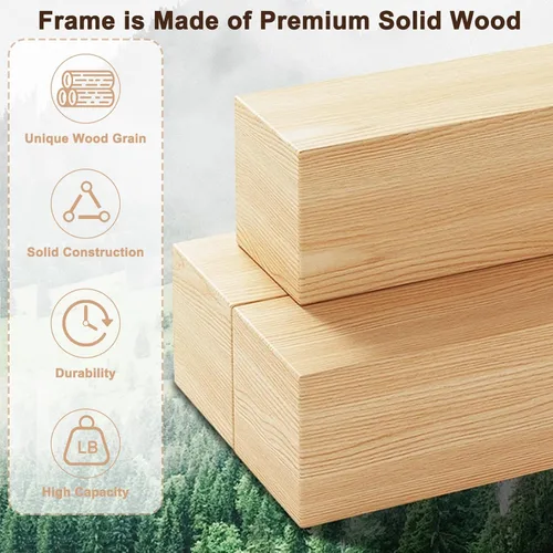 Miniatura 5 de Silla de comedor de madera maciza con acabado de nogal de mediados de siglo, modernas sillas de comedor tapizadas de piel sintética con respaldo