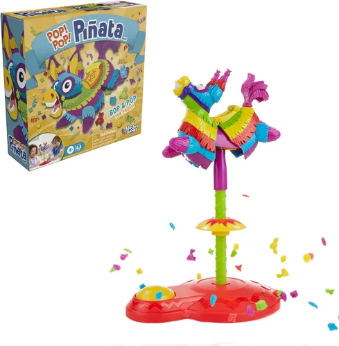 Pop! Pop! Juego de piñata | Juego de piñata rejugable con más de 30 premios | A partir de 4 años | 2 a 4 jugadores | 10 minutos | Divertidos juegos